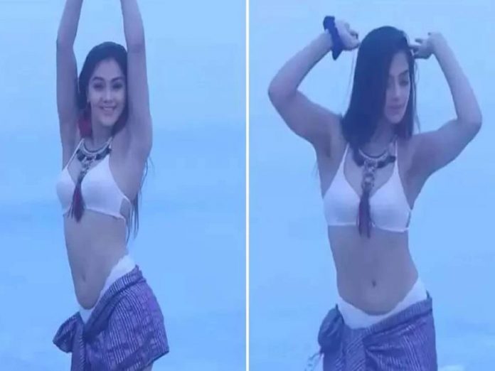 Namrata Malla shows her moves