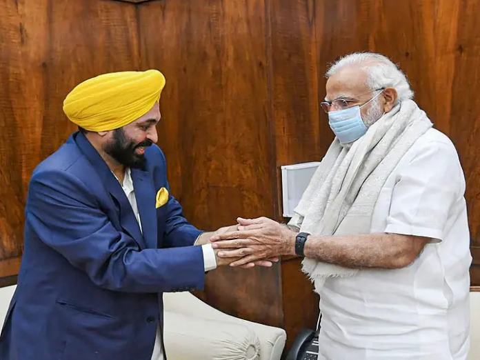 Punjab Chief Minister Bhagwant Mann met PM Narendra Modi